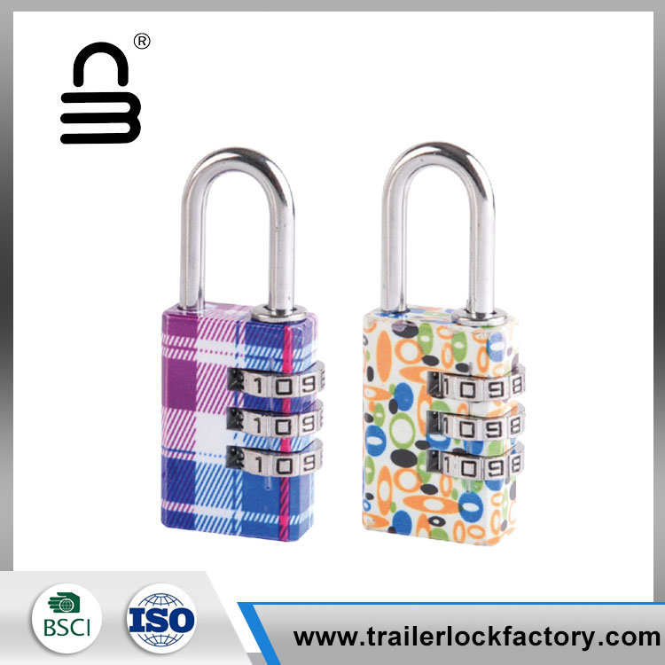 3 Digit Aluminum Combination Padlock