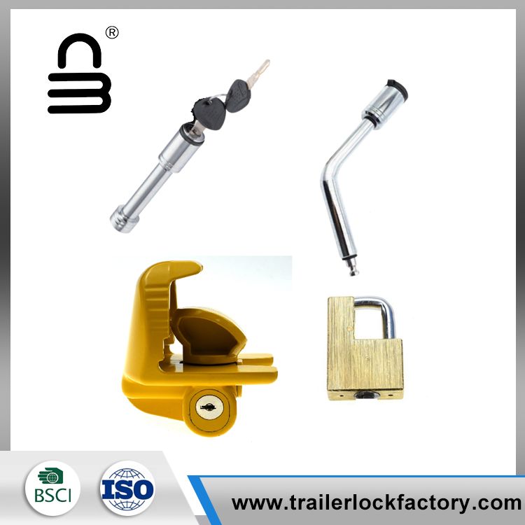 4 Components Trailer Hitch Lock Set