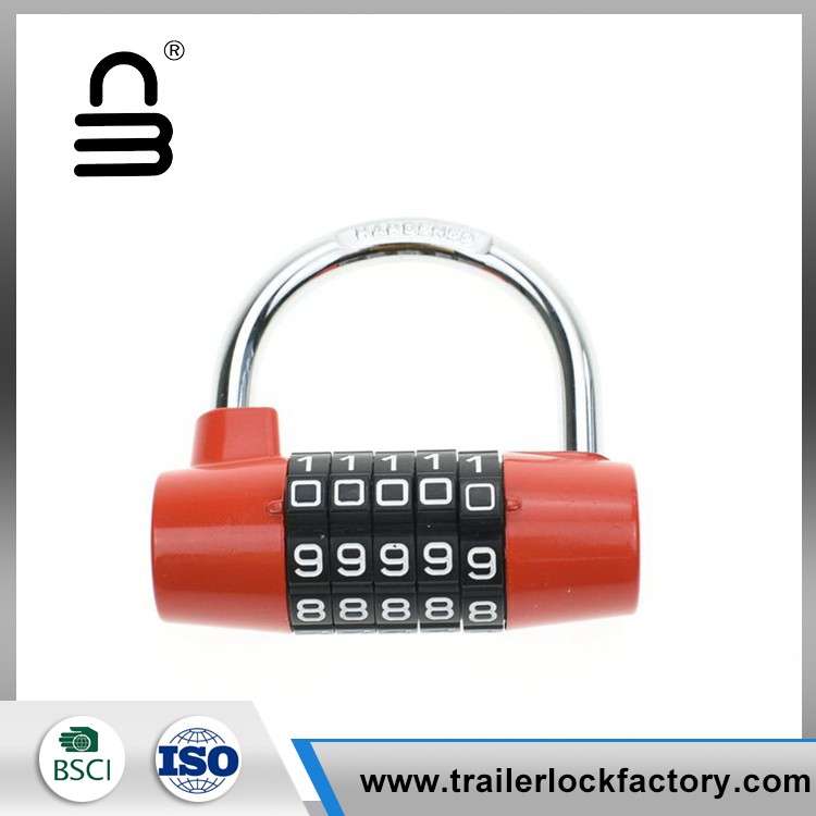 5 digit combination gym locker padlock