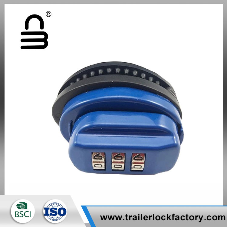 Blue Combination Trigger Gun Lock