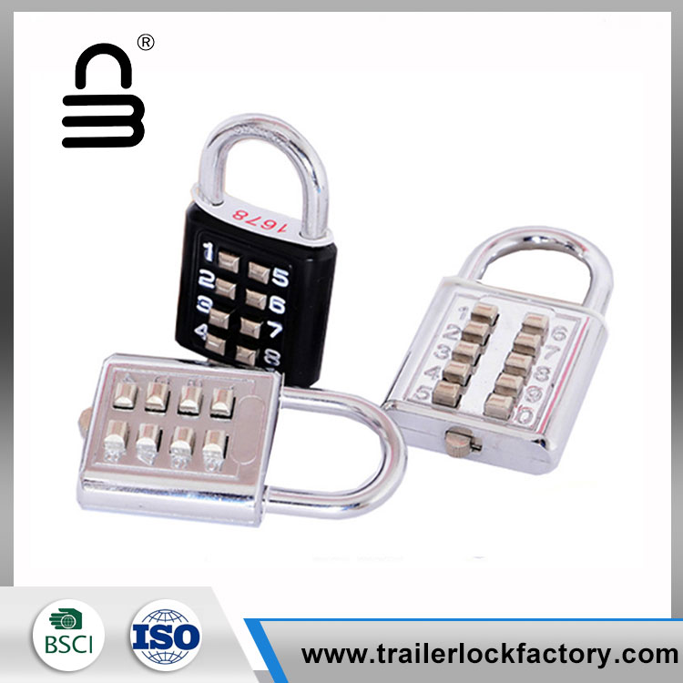 Button Combination Security Digits Padlock