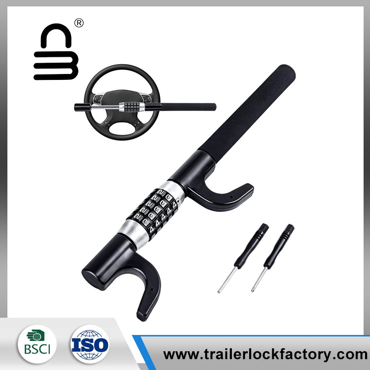 Combination Code Steering Wheel Lock