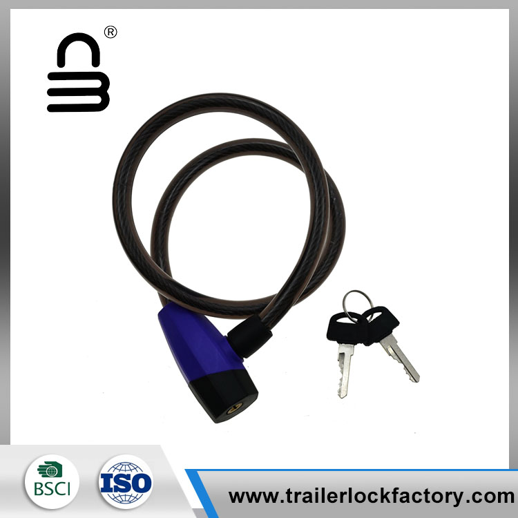 Cycling MTB Mountain Bike Wire Lock With Keys