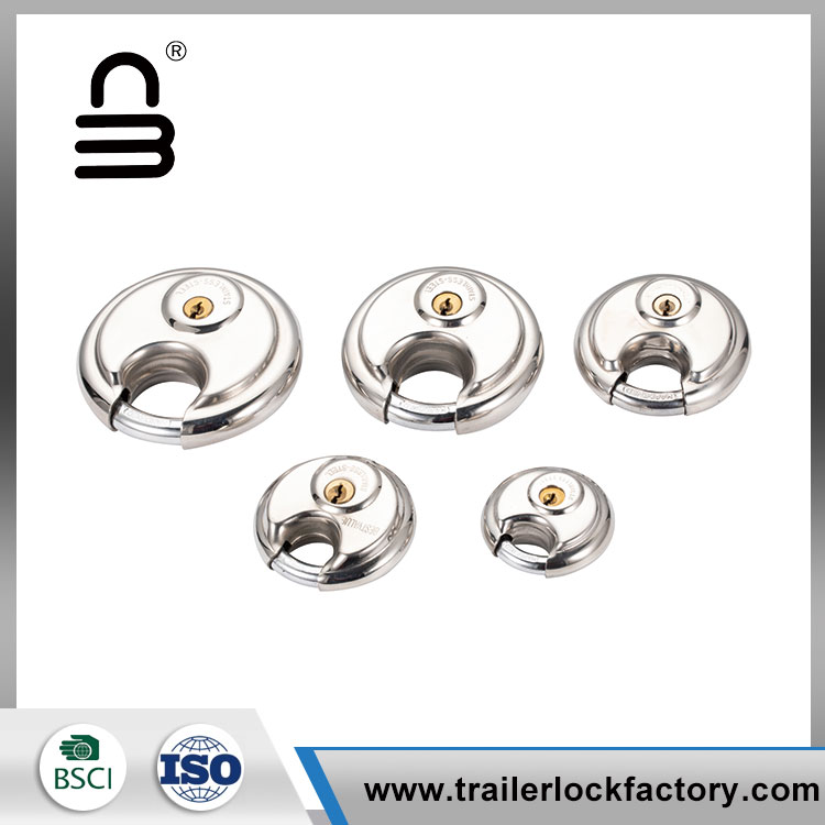 Round Trailer Hitch Lock with Key