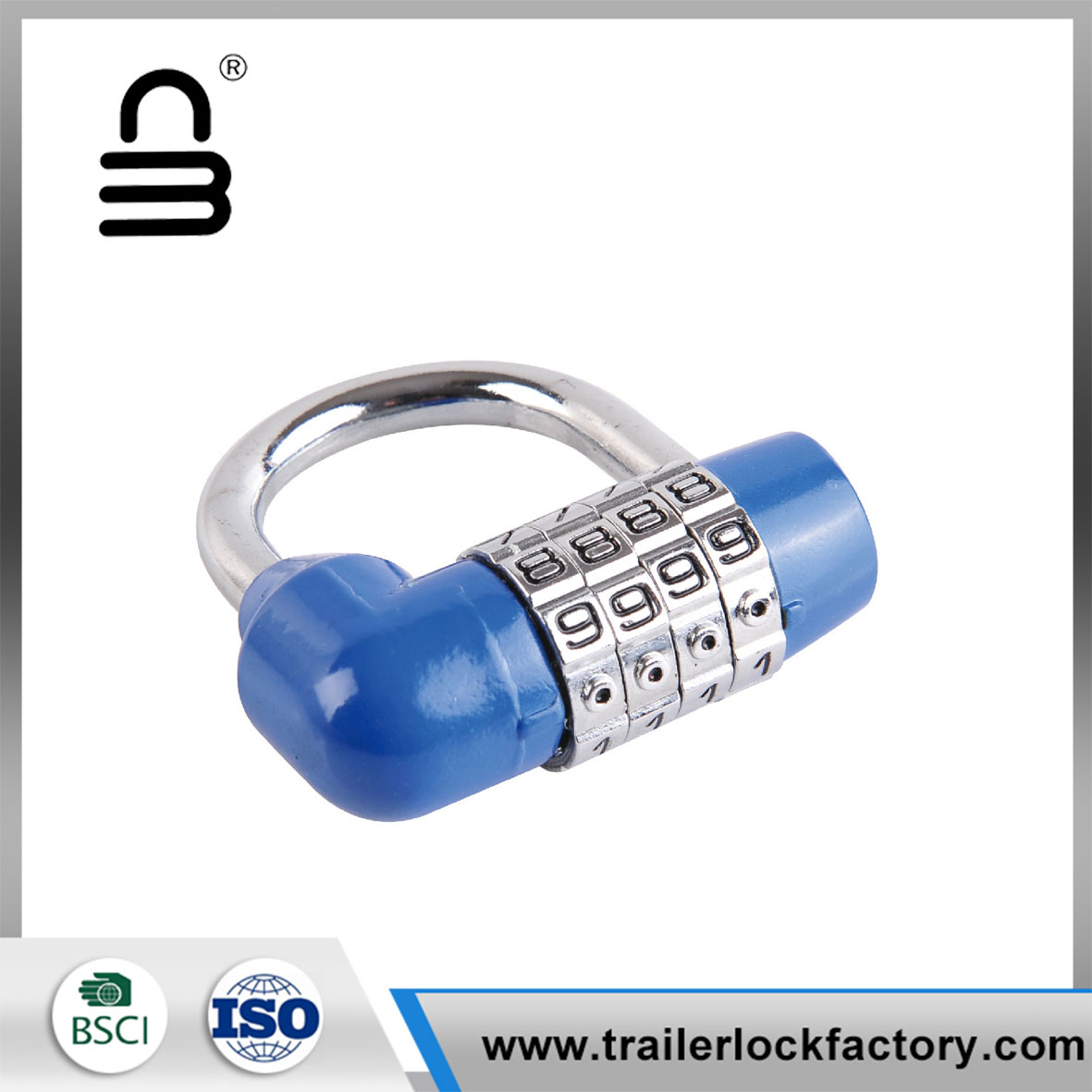 U Shaped Gym Combination Padlock